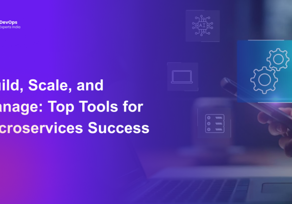 Dashboard showing microservices tools for app scaling and management tasks