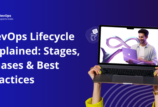 DevOps lifecycle diagram showing stages from planning to monitoring process