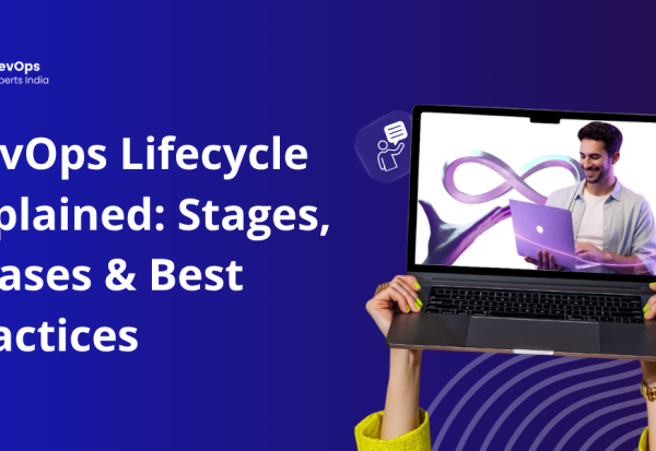 DevOps lifecycle diagram showing stages from planning to monitoring process