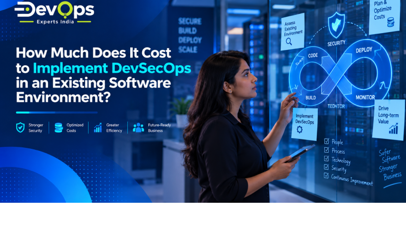 DevSecOps implementation cost factors and budget planning for an existing software environment